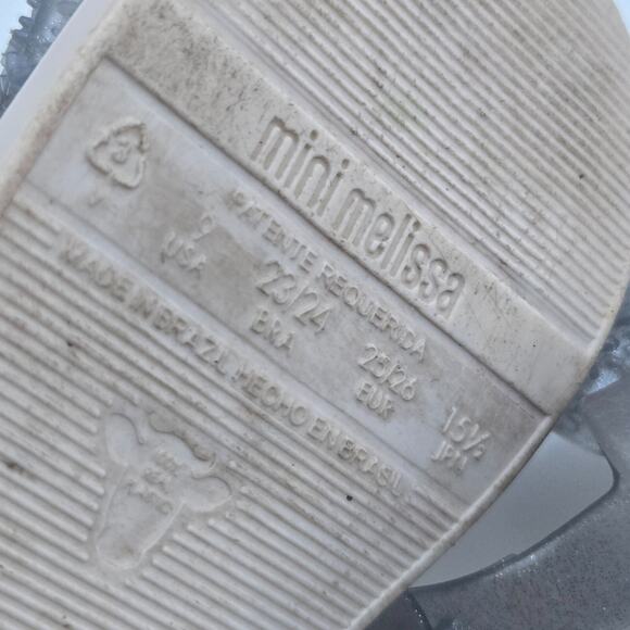 Mini Melissa x Disney Frozen Snowflake Bow Sandals Size 9 - Picture 6 of 6